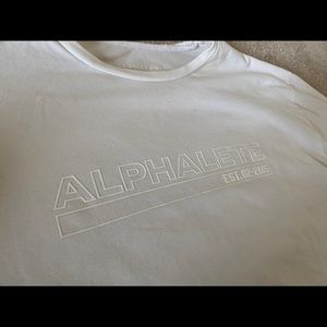 Alphalete women’s long sleeve crop top sz MEDIUM